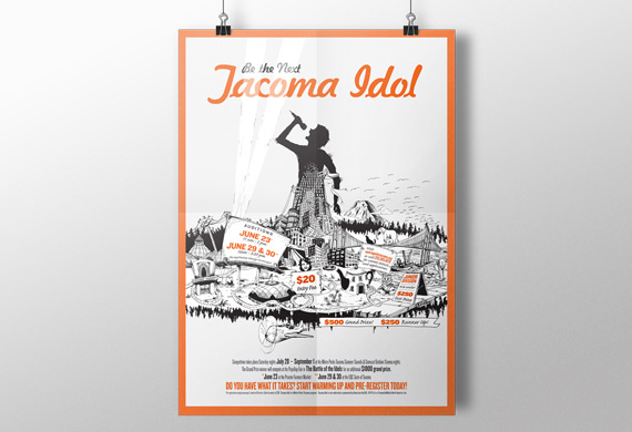 Tacoma Idol Poster